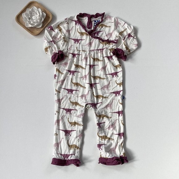 Kickee Pants Other - Kickee Pants Dinosaur Romper